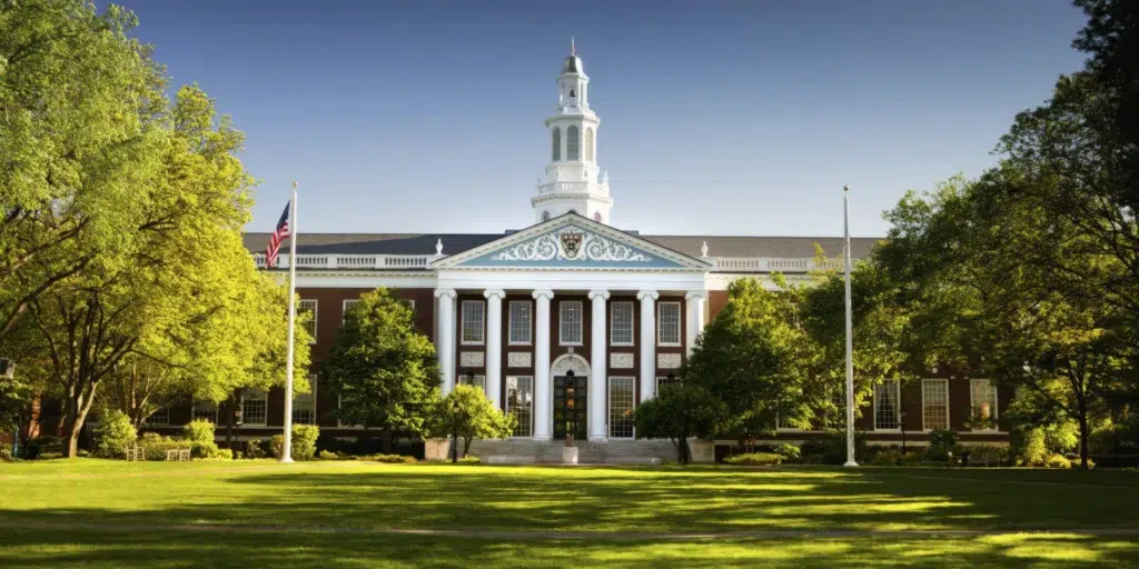 Harvard landscape on a beautiful day